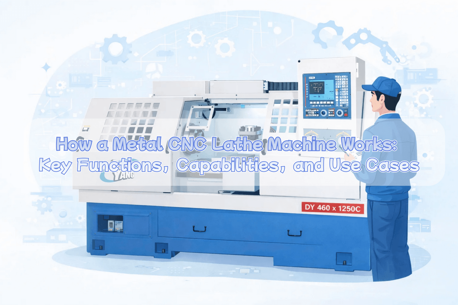 How a Metal CNC Lathe Machine Works: Key Functions, Capabilities, and Use Cases